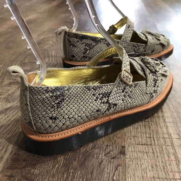 Dr. Martens Abril Python Kiltie Mary Jane Loafers - Picture 7 of 8